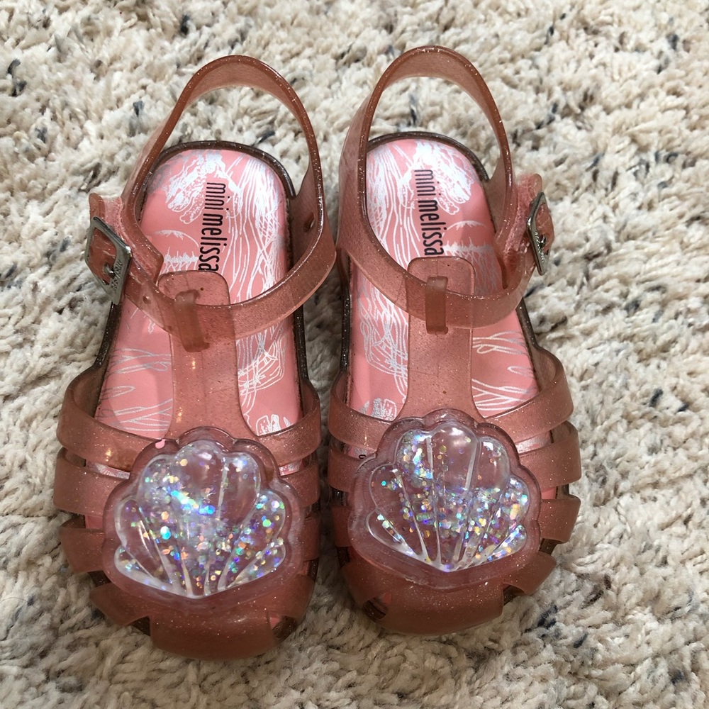 Mini Melissa jelly sandals size 8